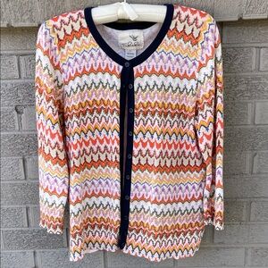 Anthropologie Tabitha Multicolor Knit Cardigan- L